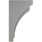 Ekena Millwork 4"W x 5 3/4"D x 10"H Medium Felix Wood Vintage Decor Corbel, Pebble Grey CORWD04X05X10FEPG - alternate 2